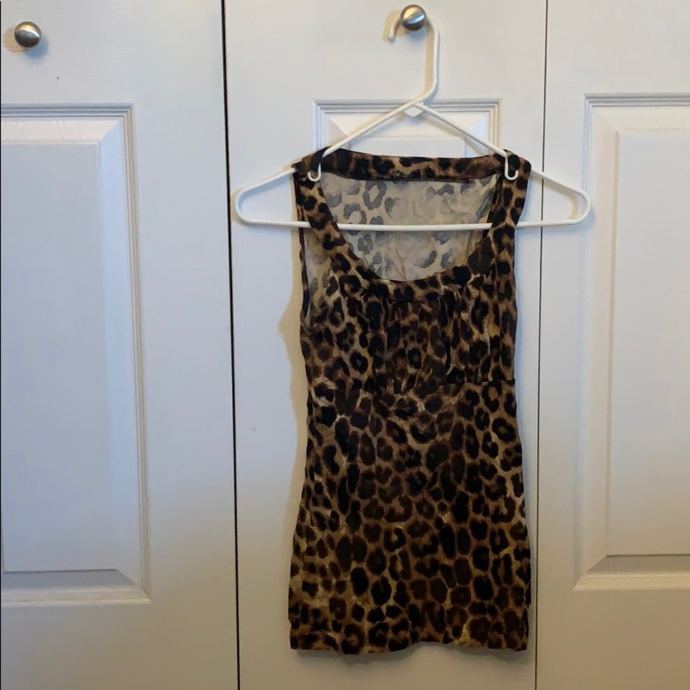 Cheetah print tank top from Express
